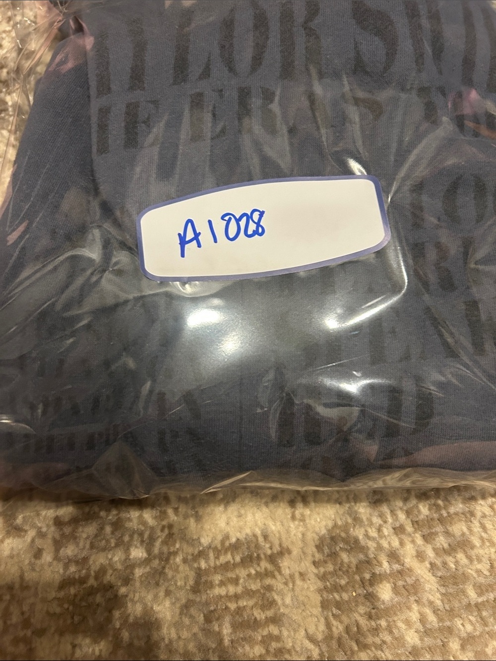 Taylor Swift The Eras Tour Official Blue Crewneck Sweatshirt - Picture 7 of 7